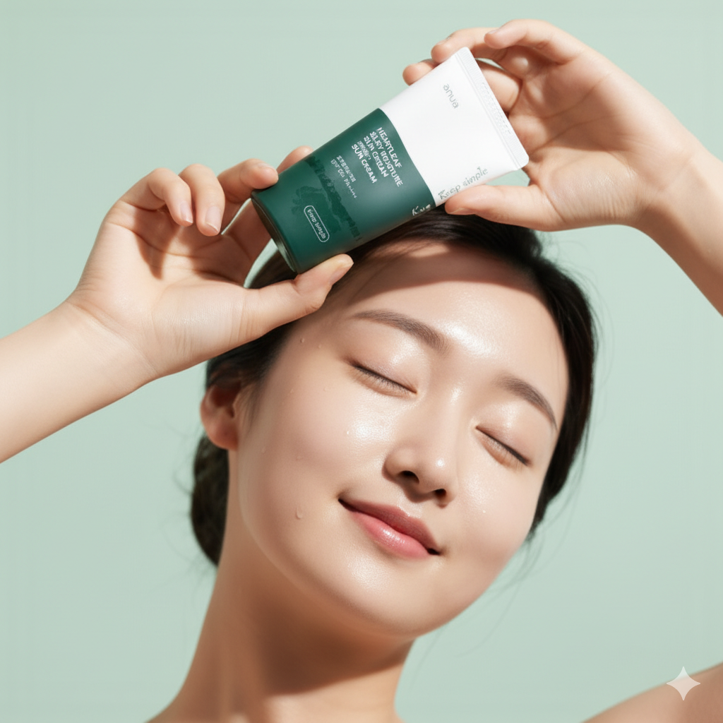 Anua - Heartleaf Silky Moisture Sun Cream SPF 50+ PA++++ 50ml