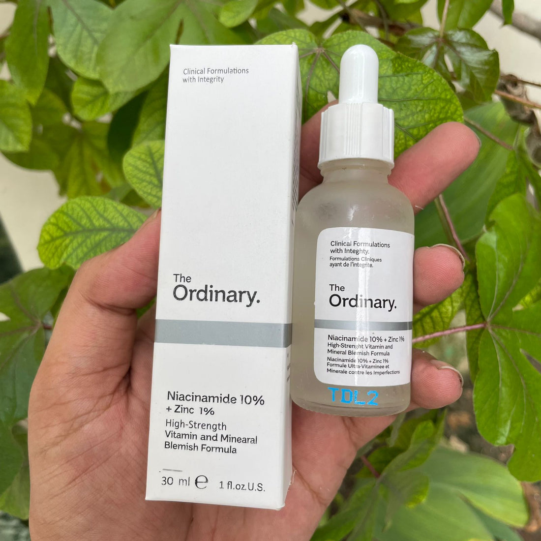 The Ordinary Niacinamide 10% + Zinc 1% – High-Strength Blemish Formula (30ml)